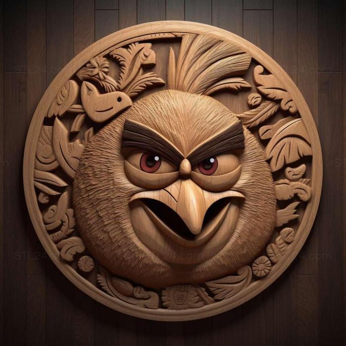 Игры (Angry Birds Go 4, GAMES_17696) 3D модель для ЧПУ станка